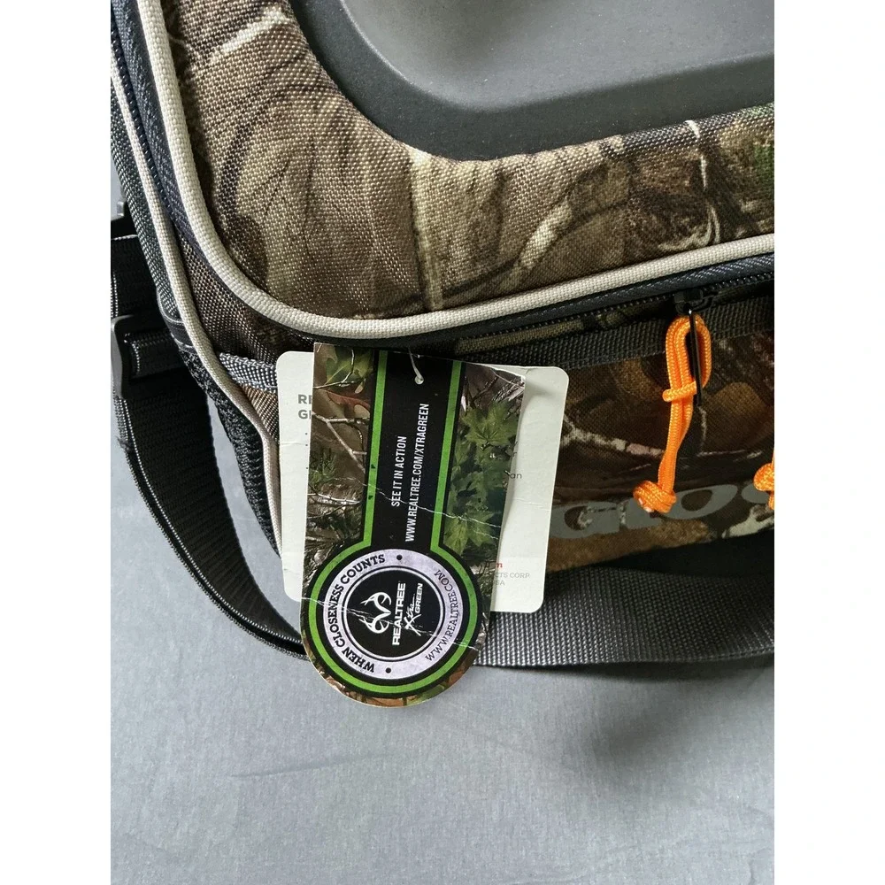 Igloo MaxCold Gripper Realtree Camo Hunting Travel Cooler Orange 18 Can Capacity